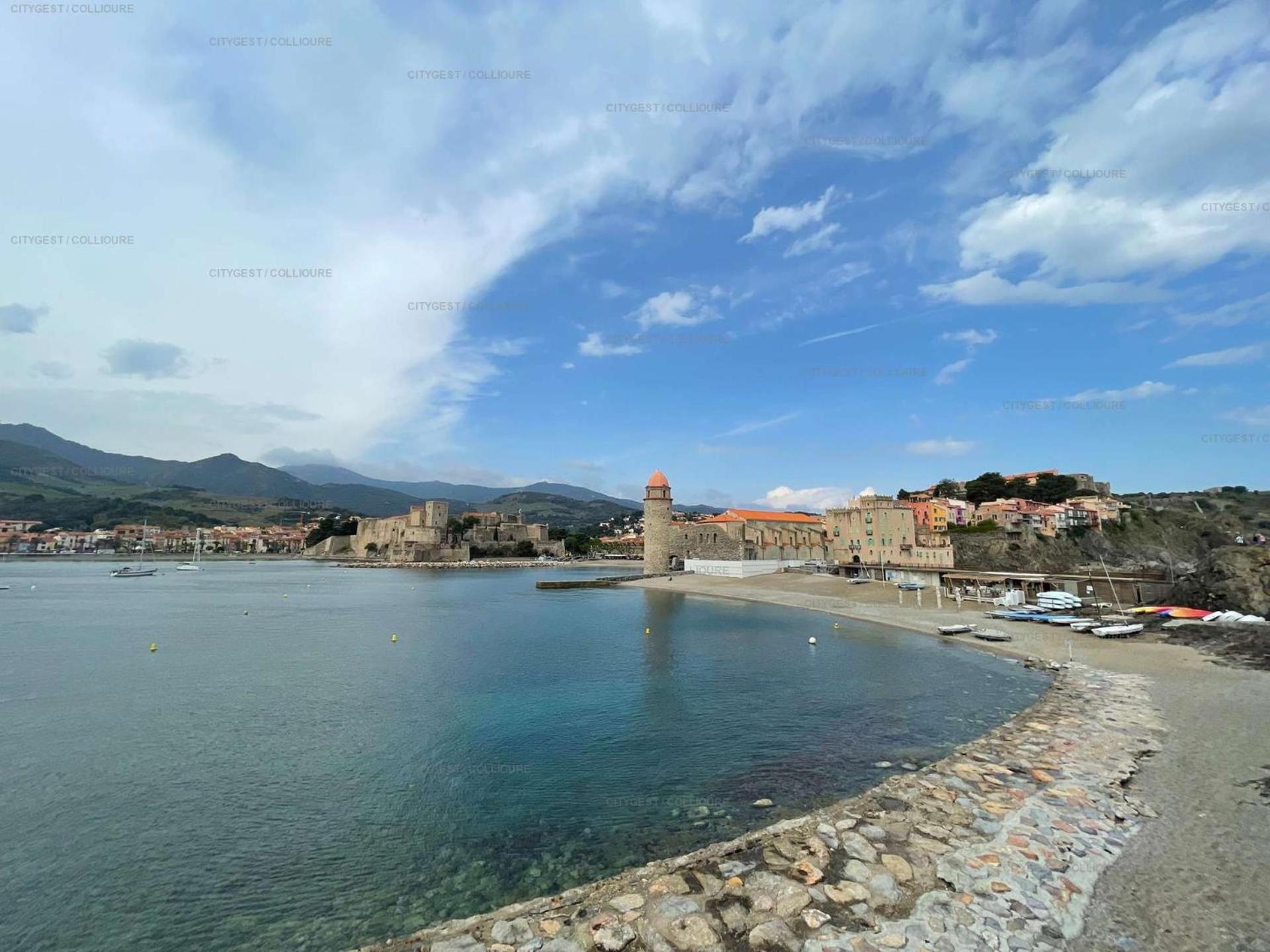 4PA72 - Magnifique appartement pour 4 dans résidence avec piscine et parking Collioure Extérieur photo