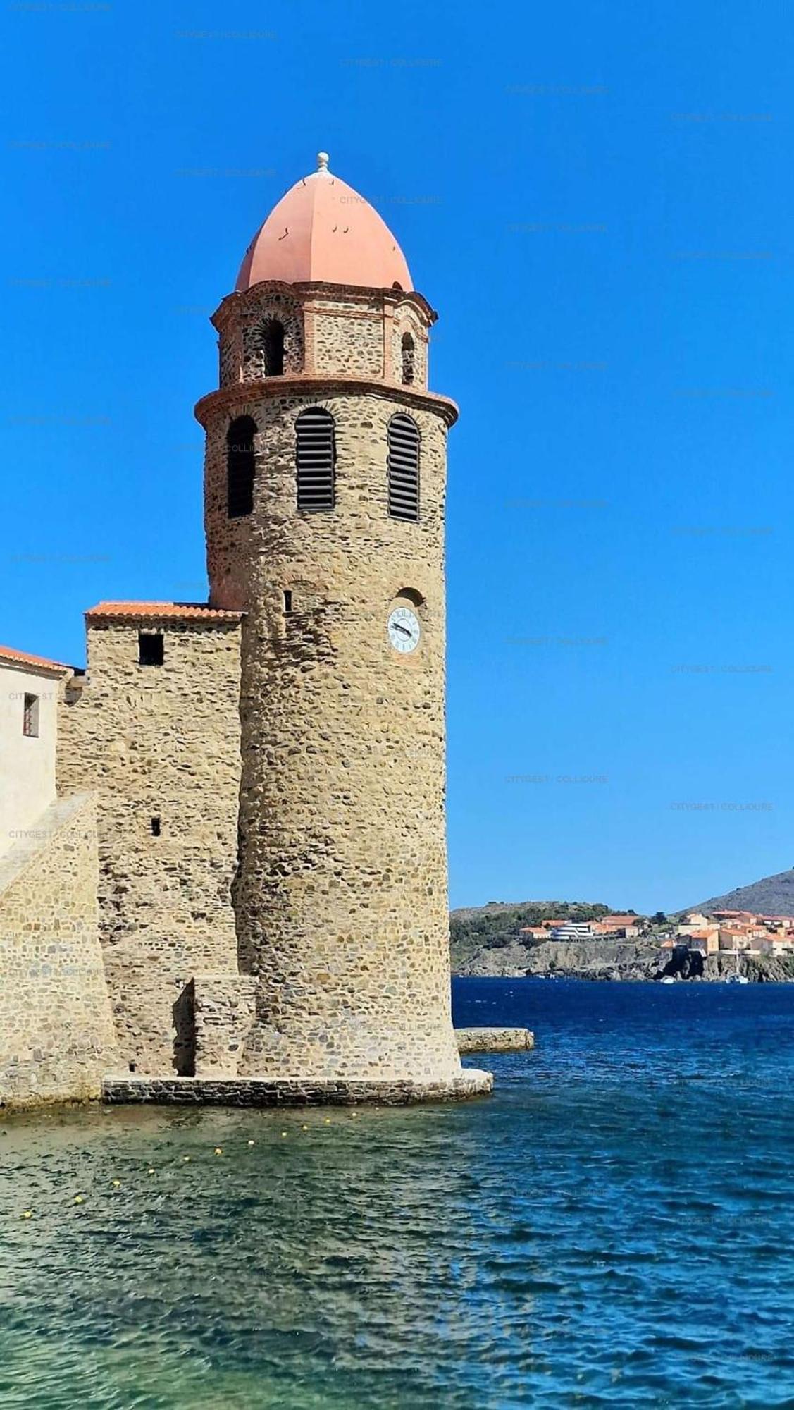 4PA72 - Magnifique appartement pour 4 dans résidence avec piscine et parking Collioure Extérieur photo